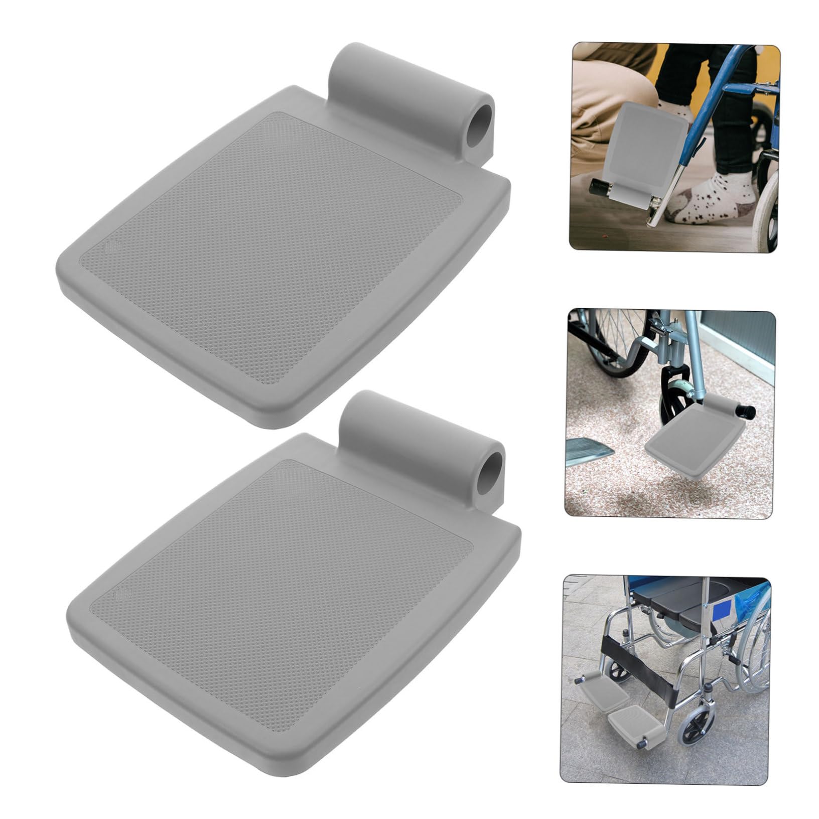 FRCOLOR 10 Uds Reposapiés Para Silla De Ruedas Reposapiés De Repuesto Para Silla De Ruedas De Repuesto Para a De as Universal Para a De as Pedal
