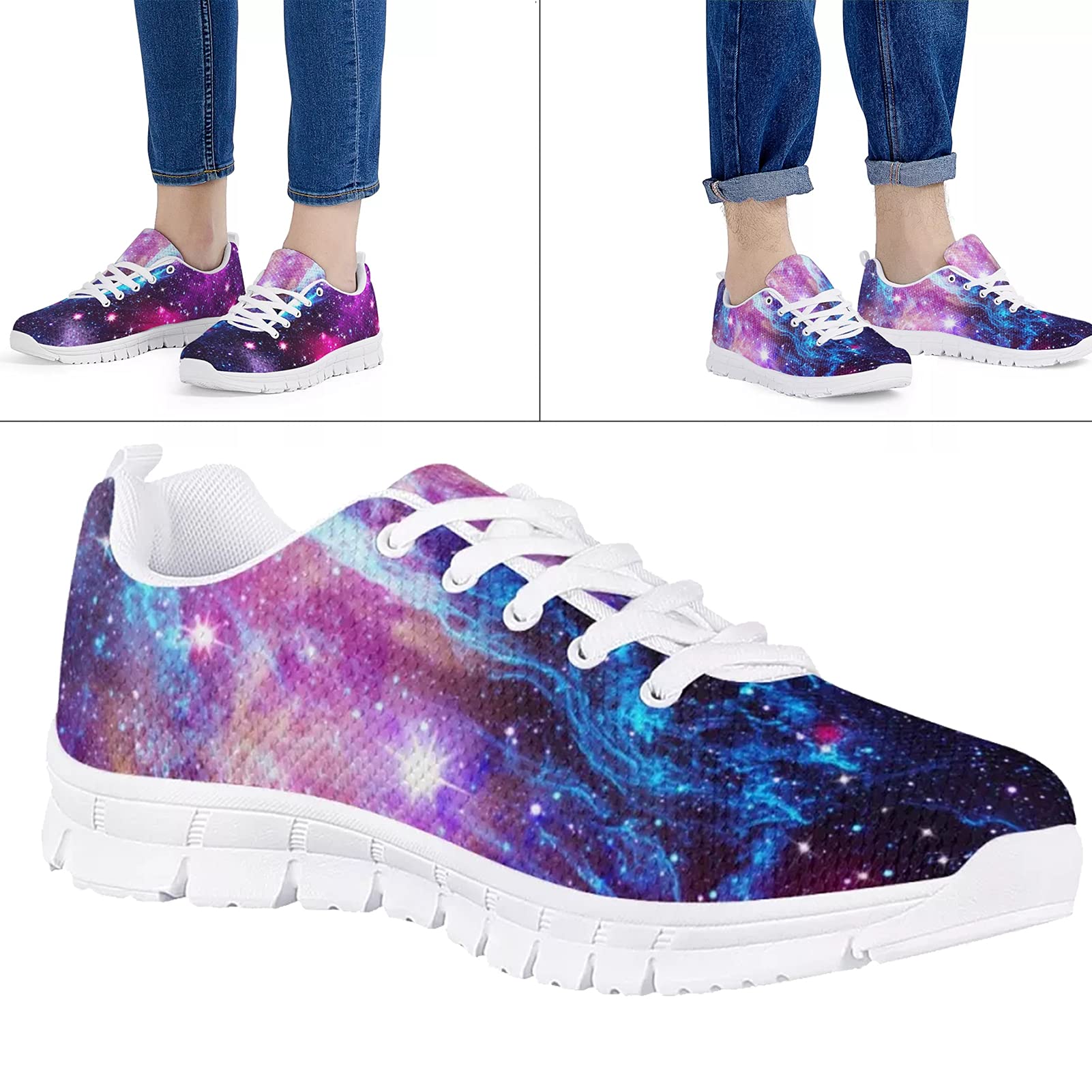 Wanyint Dziewczęce damskie trampki, modne buty do biegania