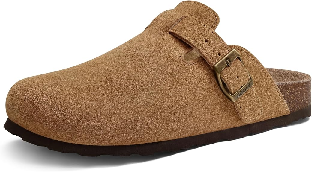Step into Comfort: An In-Depth Review of the Genuine Suede Clogs with Soft Cork Footbed