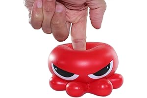 Cute Grumpy Octopus Stress Relief Squeeze Toy