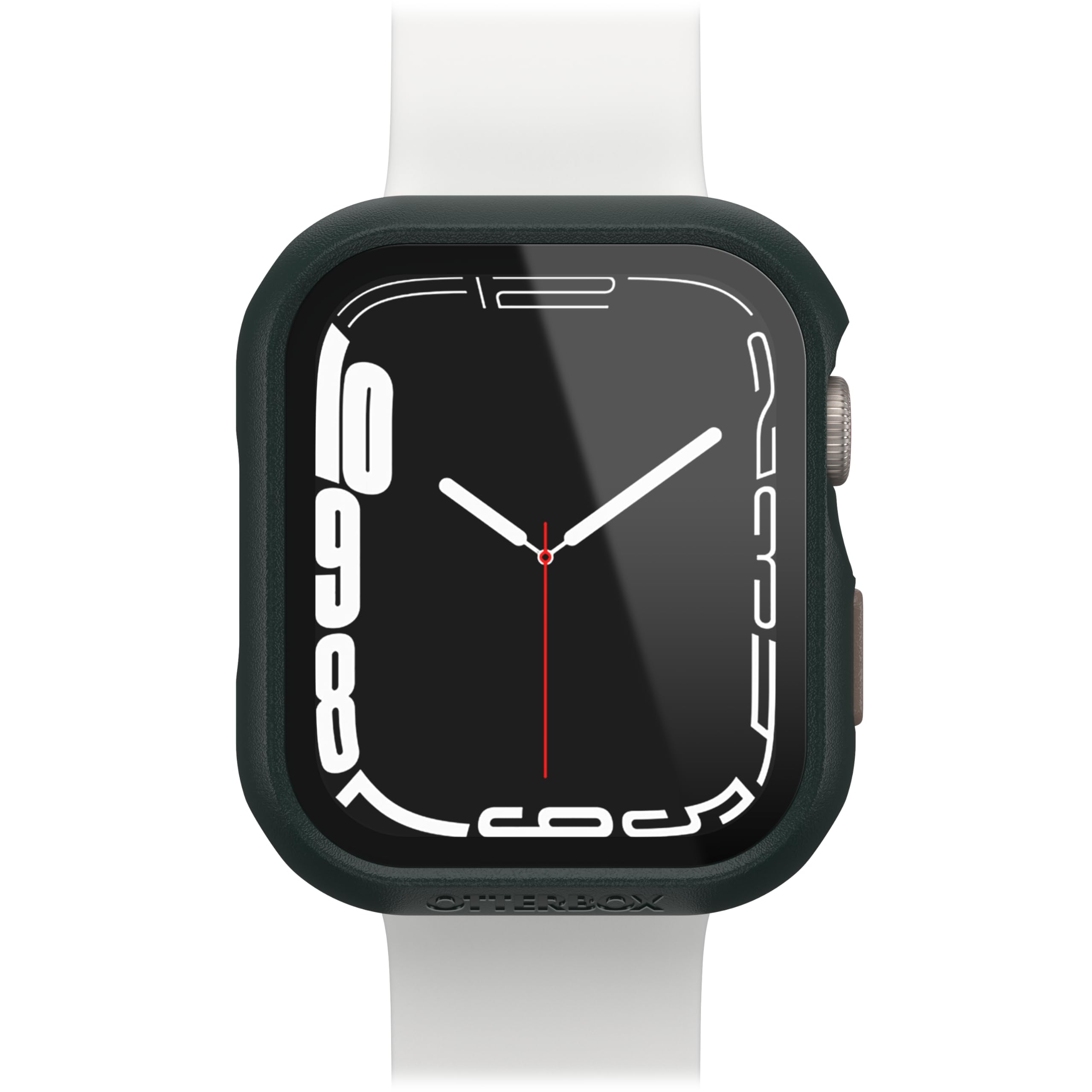 OtterBox Eclipse Bumper mit integrierter Displayschutzglas für Apple Watch Series 9/8/7-45mm, gehärtetes Glas, stoßfeste, sturzsichere und schlanke Schutzhülle für Apple Watch, Grün/Grau