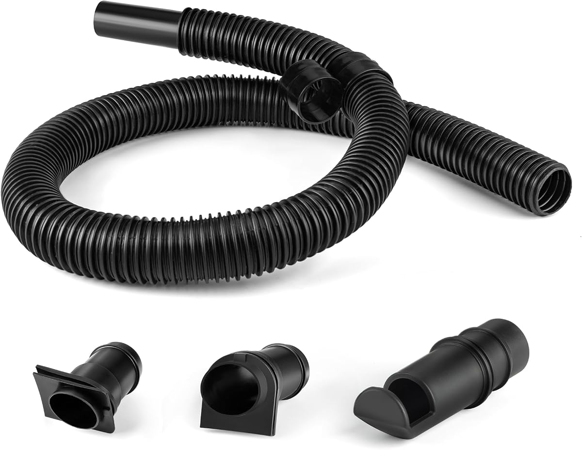 Shop-Vac 9056400 Vacuum Hose Kit, 4 Ft x 1-1/4 Inch with 3 Adapters