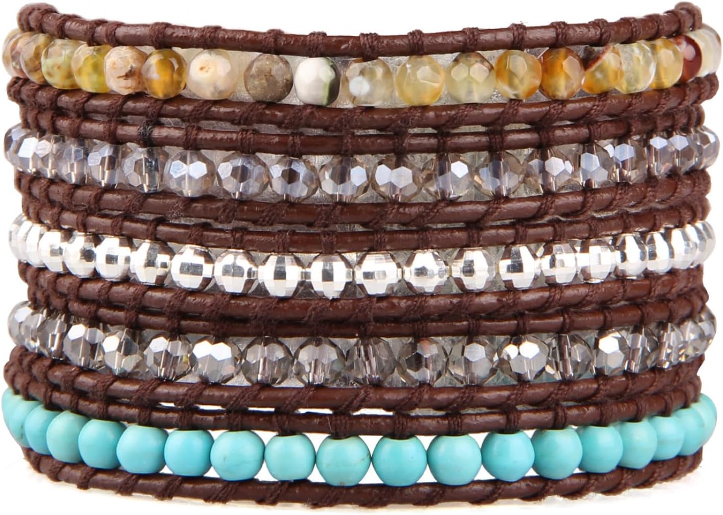 Beaded bracelet Women'S Bracelet Multi Layer Wrapped Pearl Bracelet Couple Bracelet Jewelry Accessories