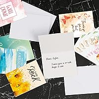 Vista 2 de Regalos de agradecimiento para compañeros de trabajo-24 tarjetas You Are Awome, You Rock, tarjetas de agradecimiento de aliento, tarjetas