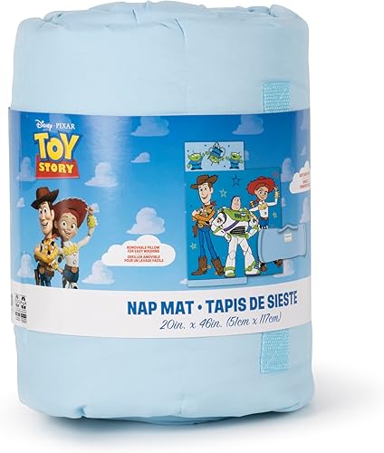Miniatura 49 de Jay Franco Tapete para siesta para niños con almohada y manta integradas, saco de dormir de microfibra suave de 46 x 20 pulgadas con etiqueta