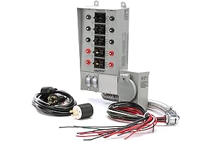 Reliance Controls Pro/Tran 10-Circuit 30 Amp Generator Transfer Switch Kit