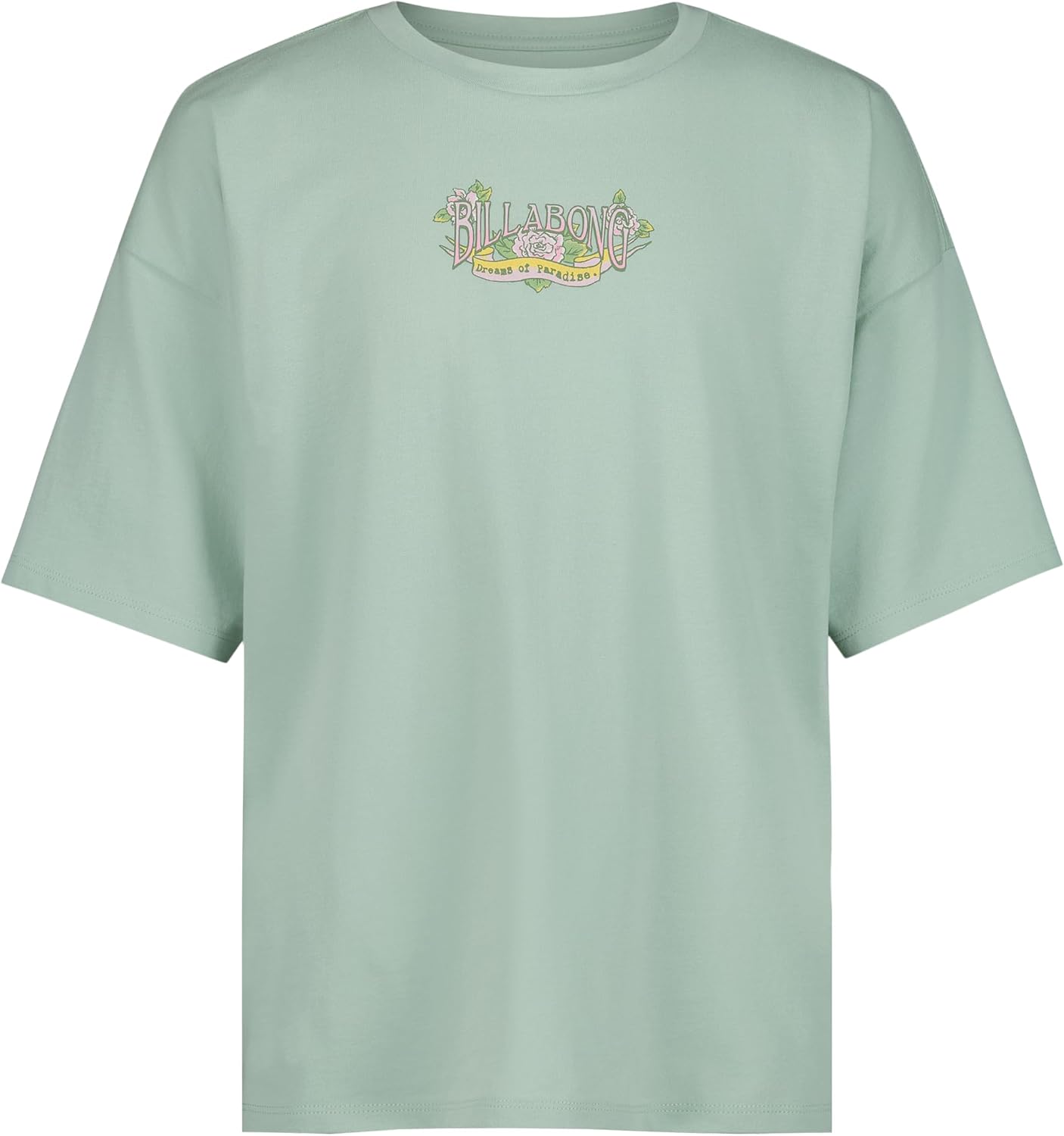 Billabong Girls' Premium Short Sleeve Oversized Fit Graphic T-Shirt