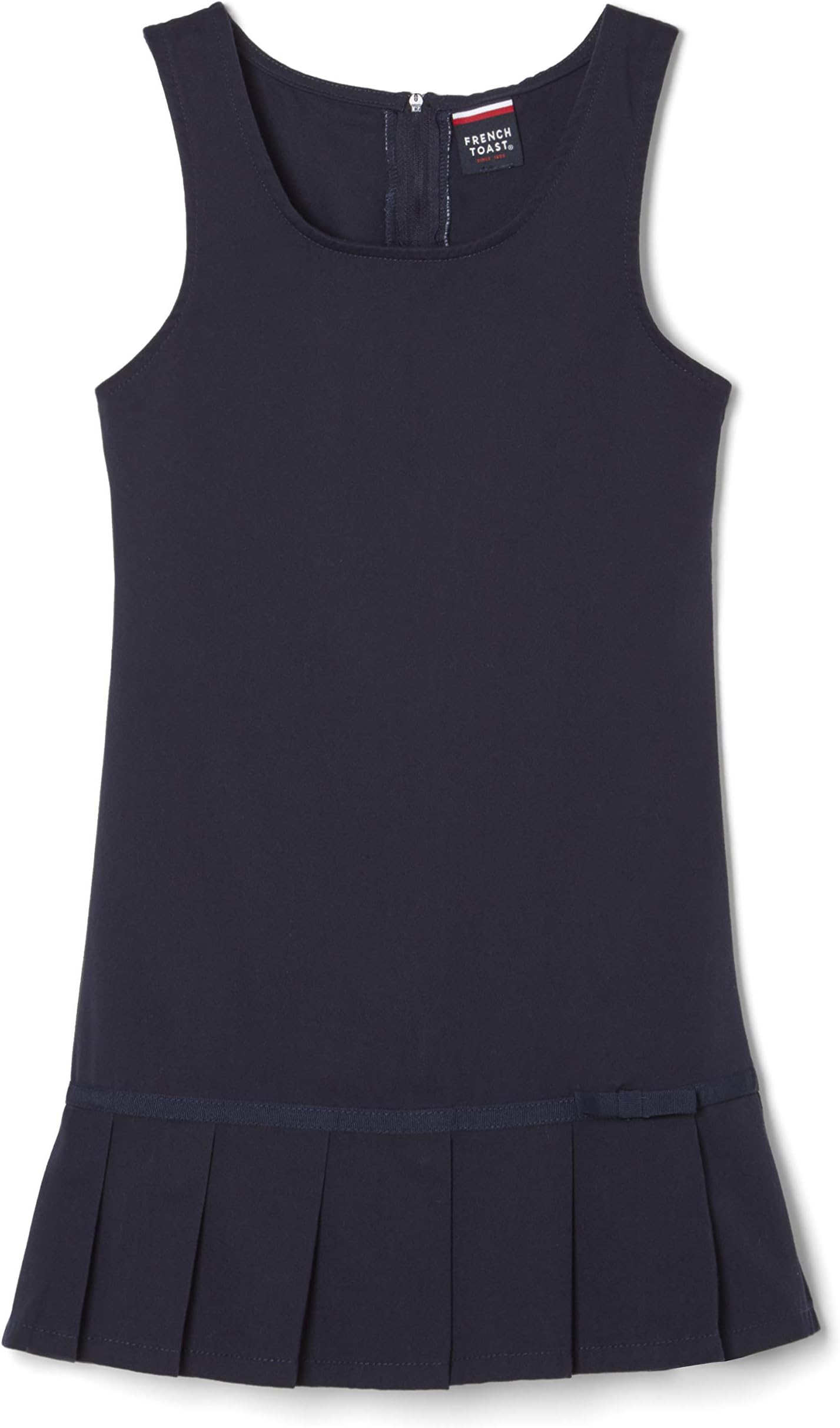 Girls' Pleated Hem Jumper with Ribbon