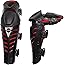 BARHAR 1 Pair of Adults Fashion Knee Shin Armor Protect Guard Pads Accessories with Plastic Cement Hook for Motorcycle Motocr