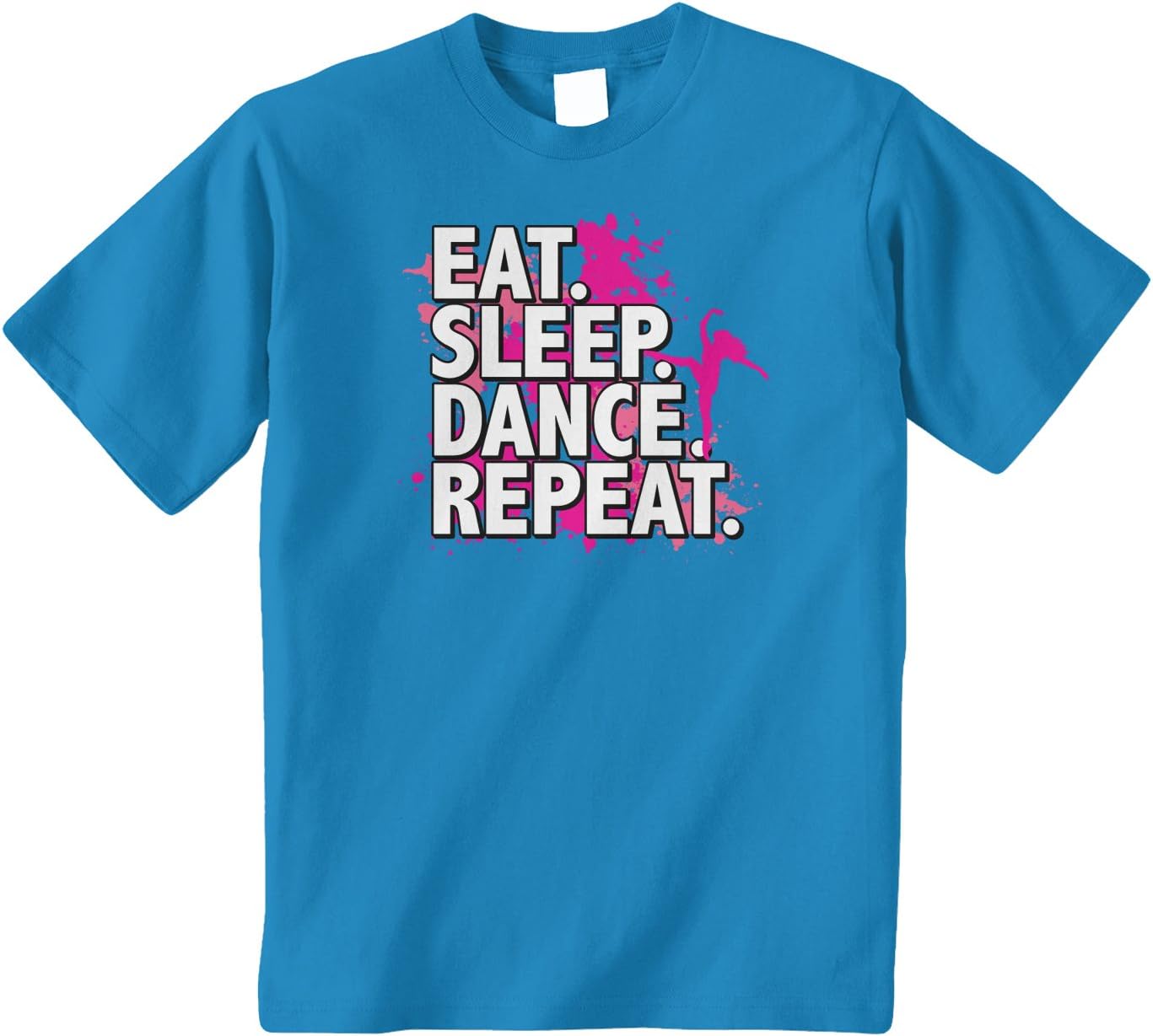 Threadrock Big Girls' Eat Sleep Dance Repeat Youth T-Shirt