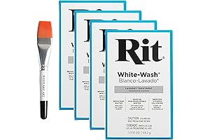 4-Pack Fabric Dye Powder - Revitalize & Brighten White Clothes