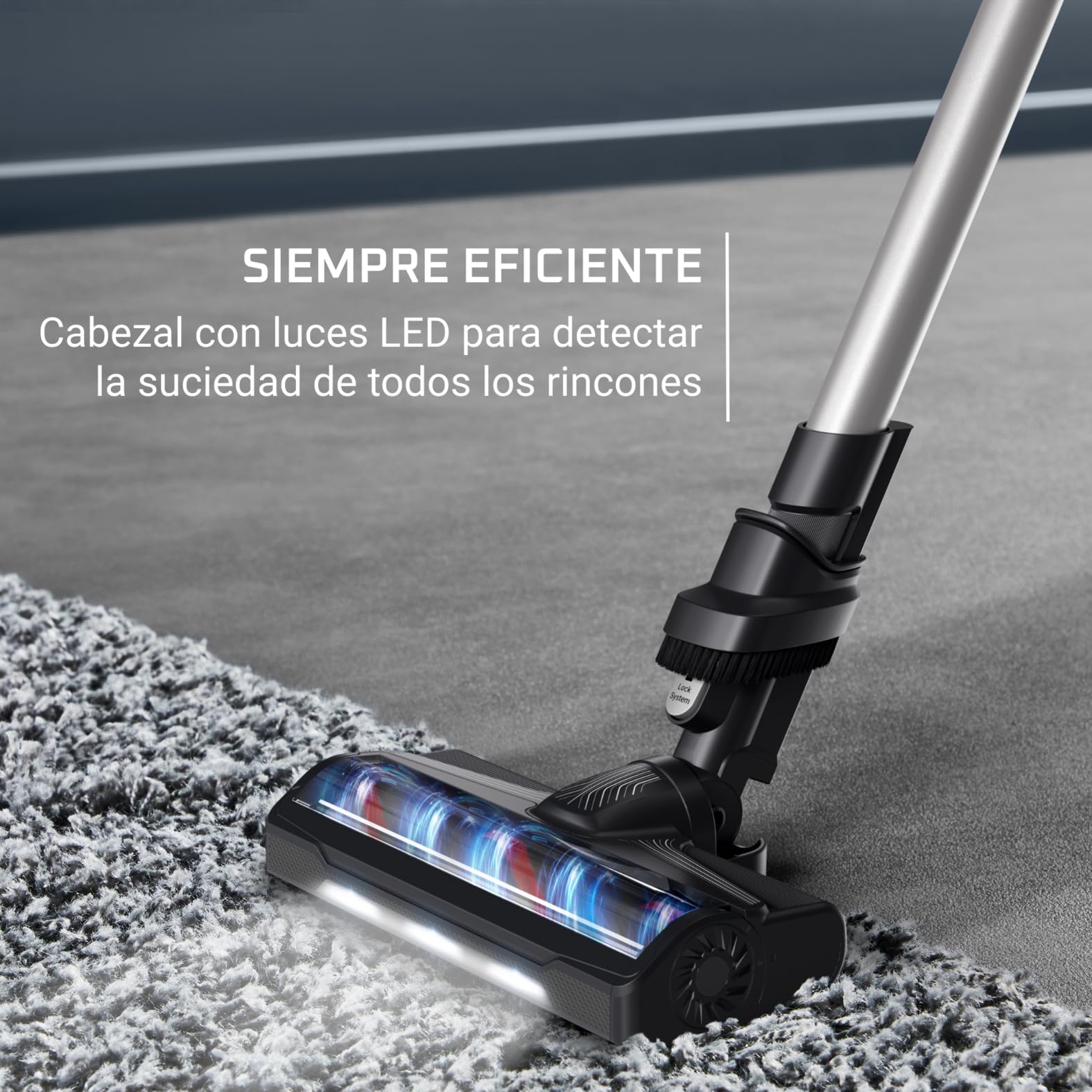 Rowenta X-Pert 7.60 – Aspiradora escoba sin cable, 140 W, 45 min de autonomía, ligera y versátil, cepillo motorizado con LED, accesorio para ranuras y sofás, base de carga, RH6A35 (Reacondicionado)
