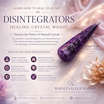 Wholesale Gem Shop Purple Amethyst Disintegrator Pranic Healing