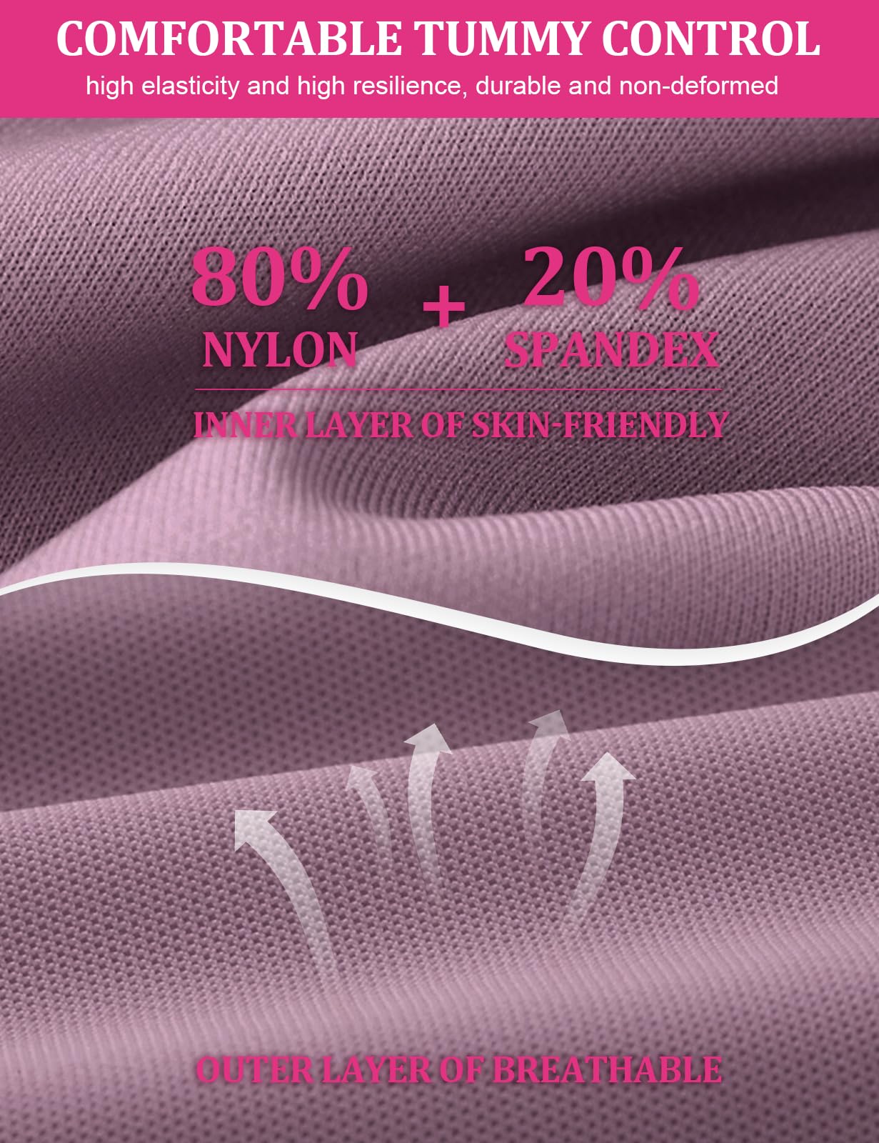 SHAPSHE Waist Trainer for Women, Tummy Control Sports Girdle, Workout Body Shaper with Adjustable Shoulder Strap