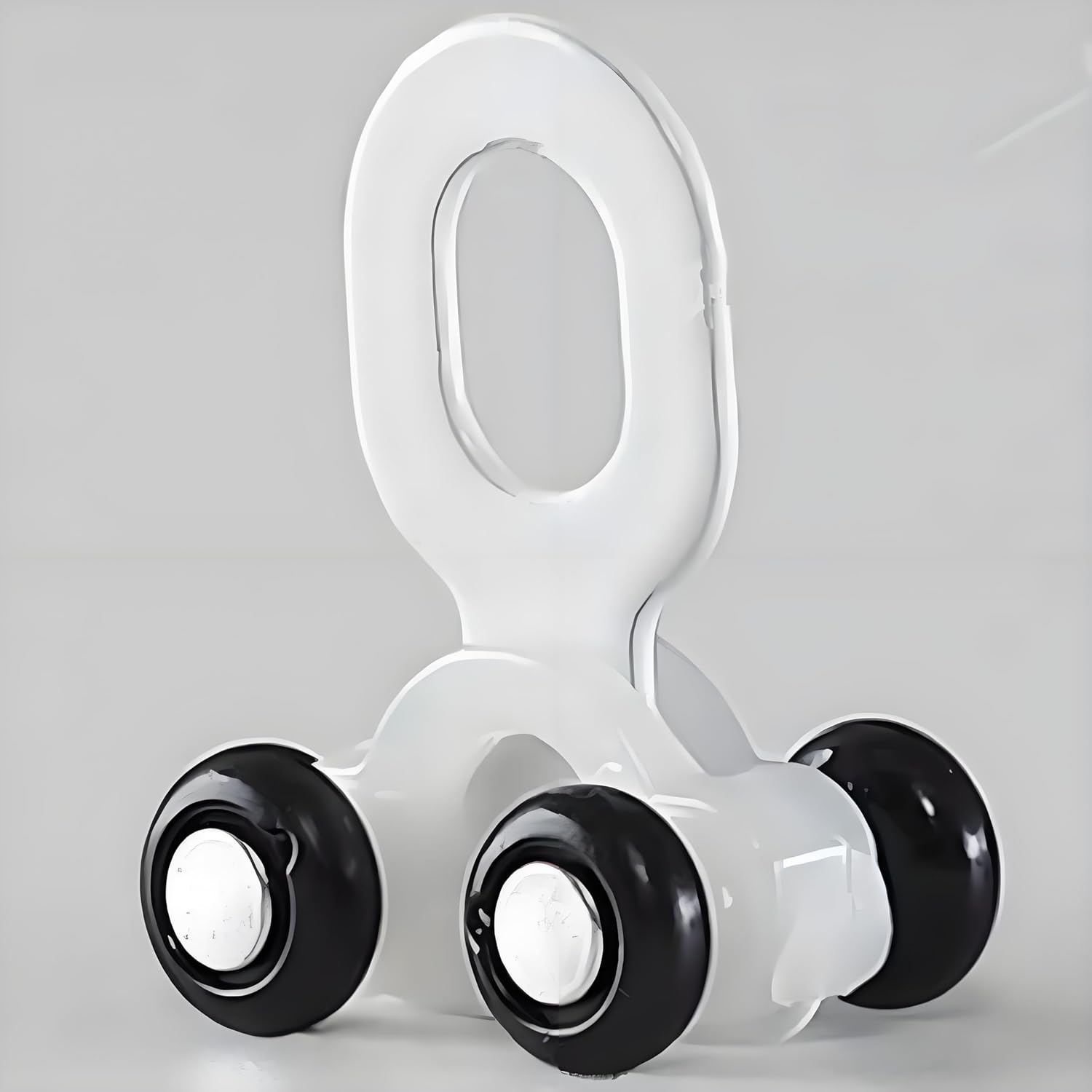 20 Pcs Curtain Track Rollers, Sliding Silent Aluminium Alloy Mute Wheel Heavy Duty Curtain Tracks Pulley Rollers Runners for Ceiling Mount Curtain Tracks -White