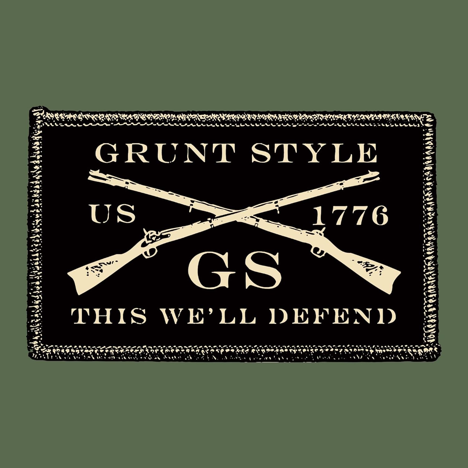 Grunt Style Name Tape Men's Pullover Hoodie - Image 8