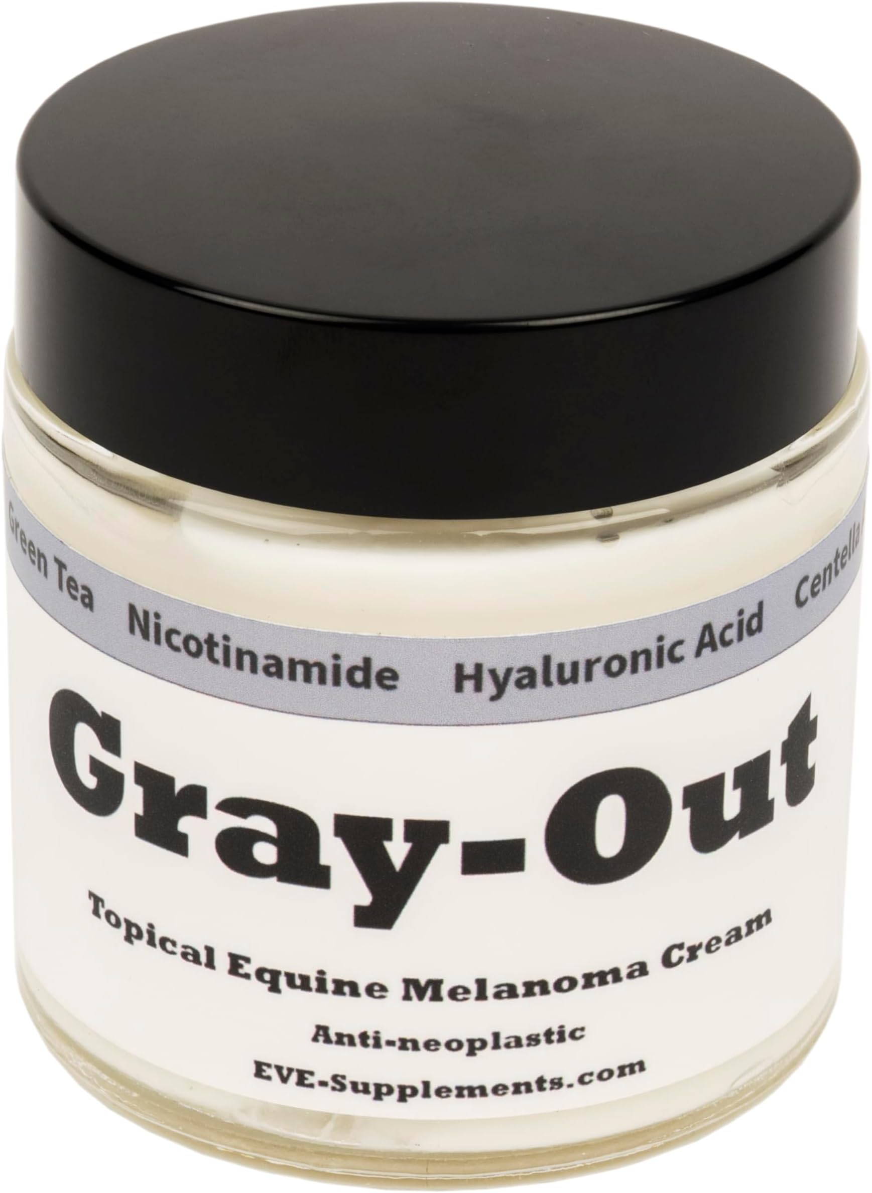 Gray-Out | Equine Melanoma Cream | Topical for Grey Horses Supports Skin Health & Appearance | Easy-to-Apply Formula for Lumps & Blemishes | 4 oz Jar