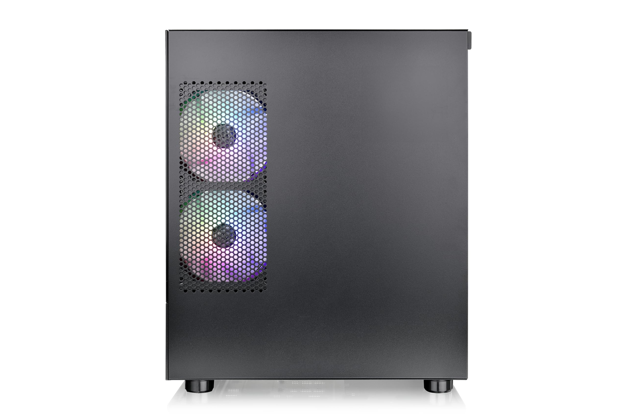 Thermaltake CA-1Z4-00M1WN-00 View 170 TG ARGB Case nero; 3 ventole ARGB da 120 mm incluse; supporta radiatori fino a 280 mm; pannello frontale e laterale in vetro temperato doppio