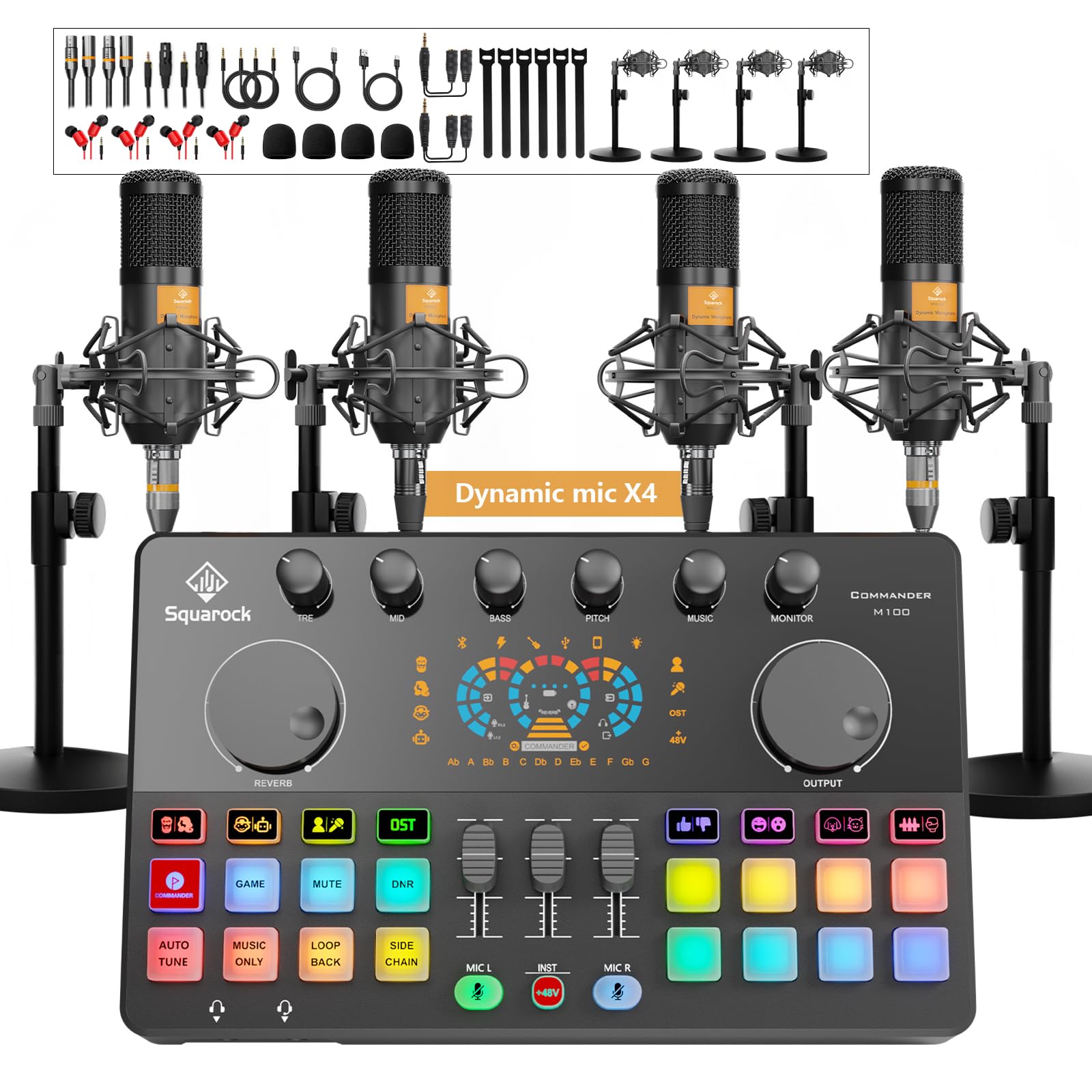 SquarockTek Podcast Equipment Bundle ST018