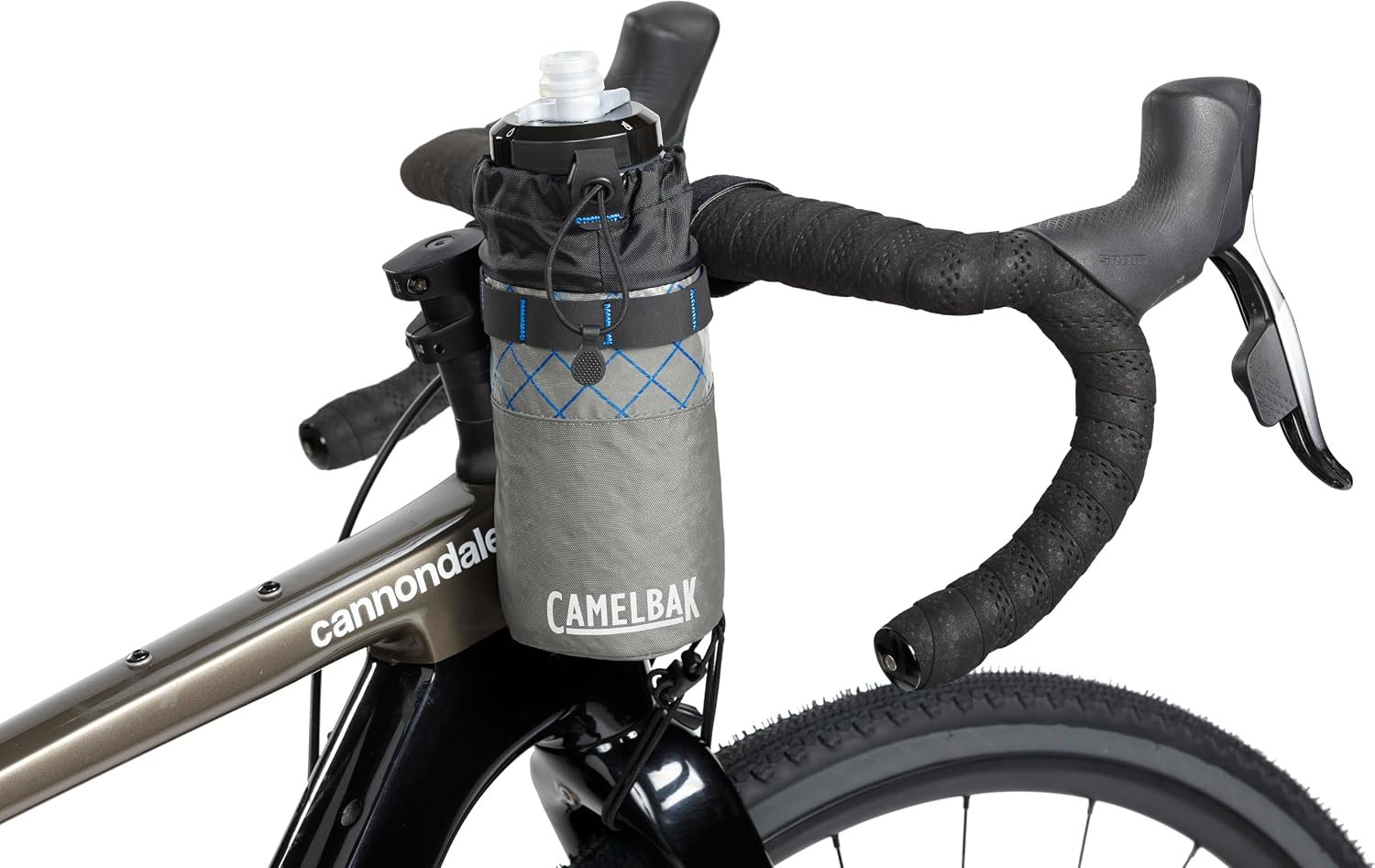 CamelBak M.U.L.E. Stem Pack, On Bike Storage with Secure Attachment, Easy Access Design, Fits Podium Bike Bottle, Wolf Grey | Essential Gear Within Reach, Secure Attachment You Can Trust, One Handed Easy Access, Sized for Smart Versatility
