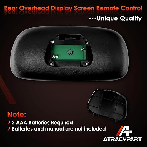 Miniatura 4 de Control remoto de entretenimiento DVD Control de pantalla trasera Reemplazo para Chevy Silverado 1500/2500HD/3500HD 2013-2021, GMC Sierra Yukon