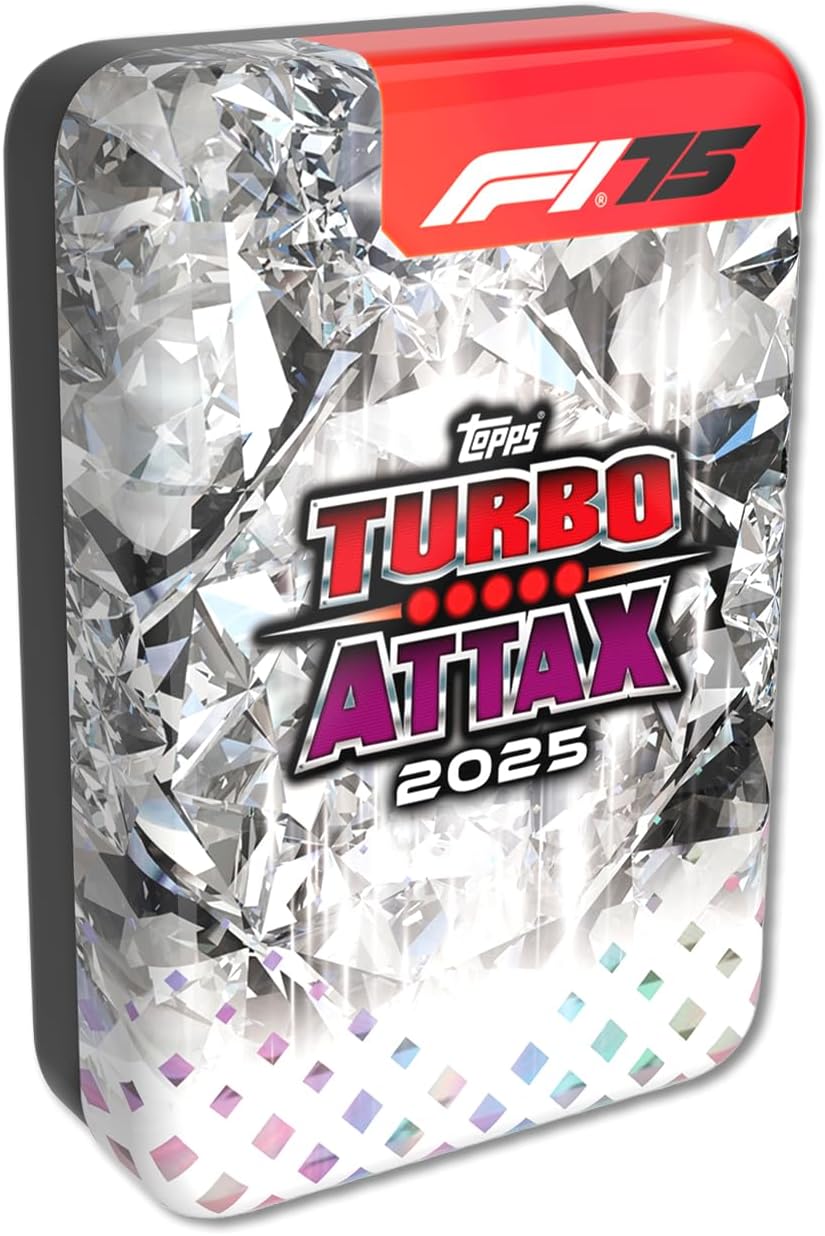 Topps Turbo Attax Formula 1 2025 Diamond Edition Mega Tin (closed)