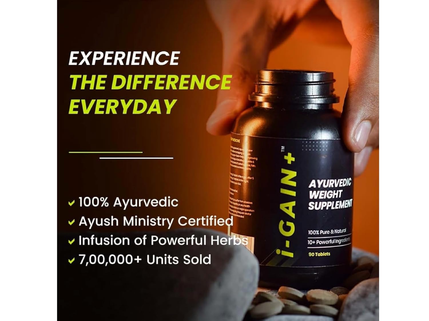 Buy Now I-Gain+ 30 Tablets | New &Amp; Improved Formula | Ayurvedic