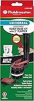 Vista 3 de Fluidmaster K-507A-008 Kit de reparación universal de válvula de descarga de inodoro ajustable de 2 pulgadas con herramienta de inodoro multicolor
