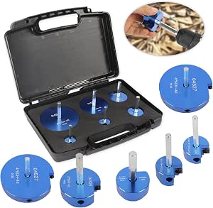 Kit d'alésoirs 7 pièces pour tuyaux PVC, en alliage d'aluminium, comprenant des alésoirs