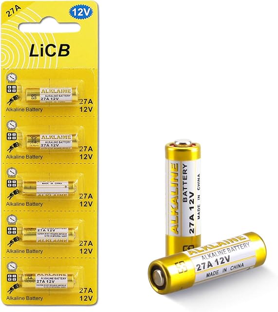 LiCB 27A 12V Alkaline Battery (5PCS)