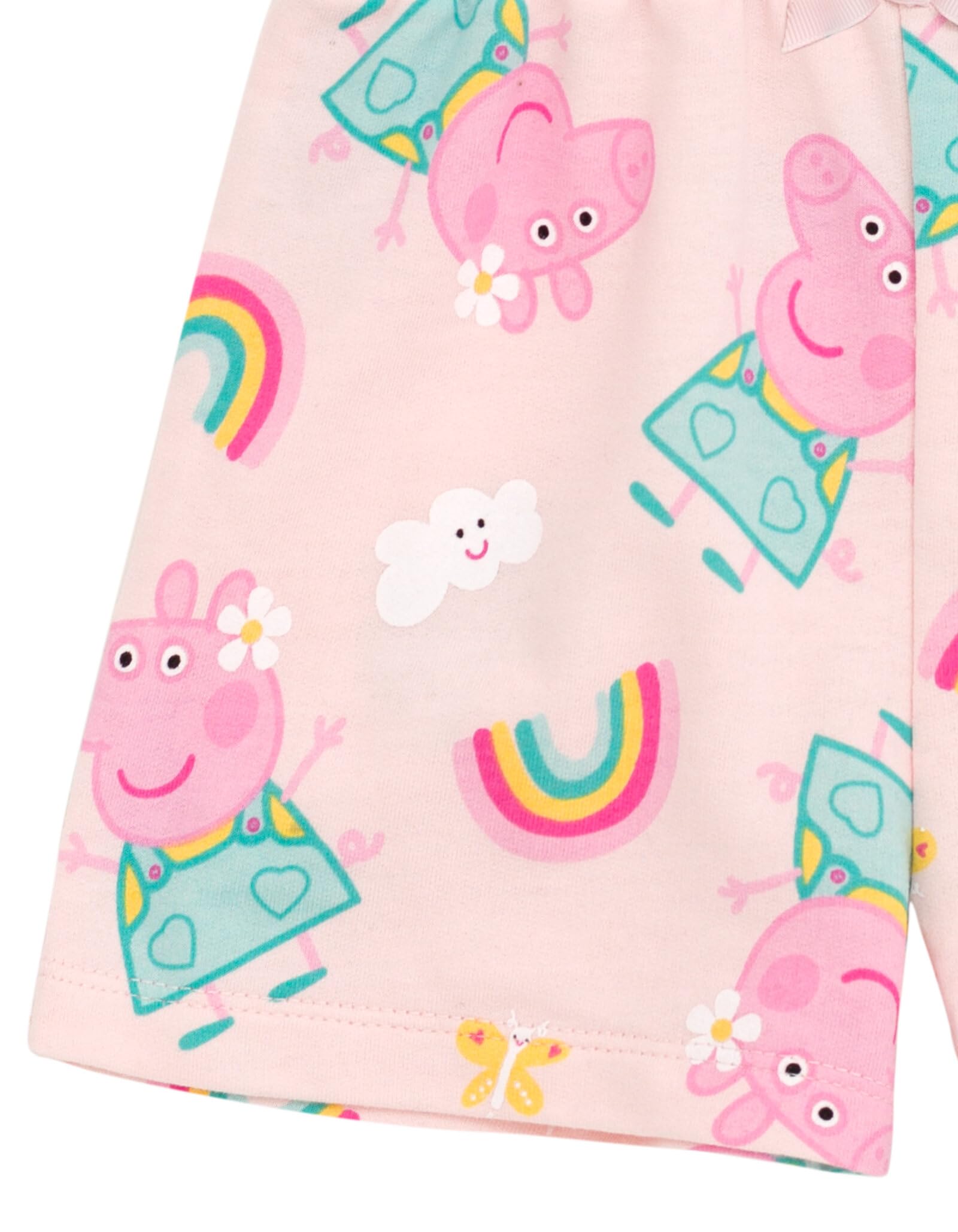 Peppa Pig Ärmelloser Strampler aus French Terry, für Kleinkinder bis kleine Kinder