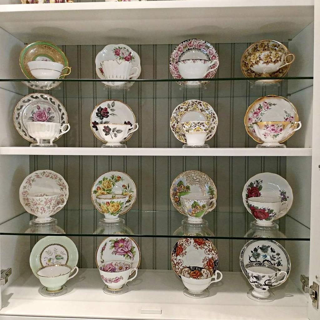 Hipiwe Acrylic Tea Cup Saucer Display Stands Clear Ireland Ubuy