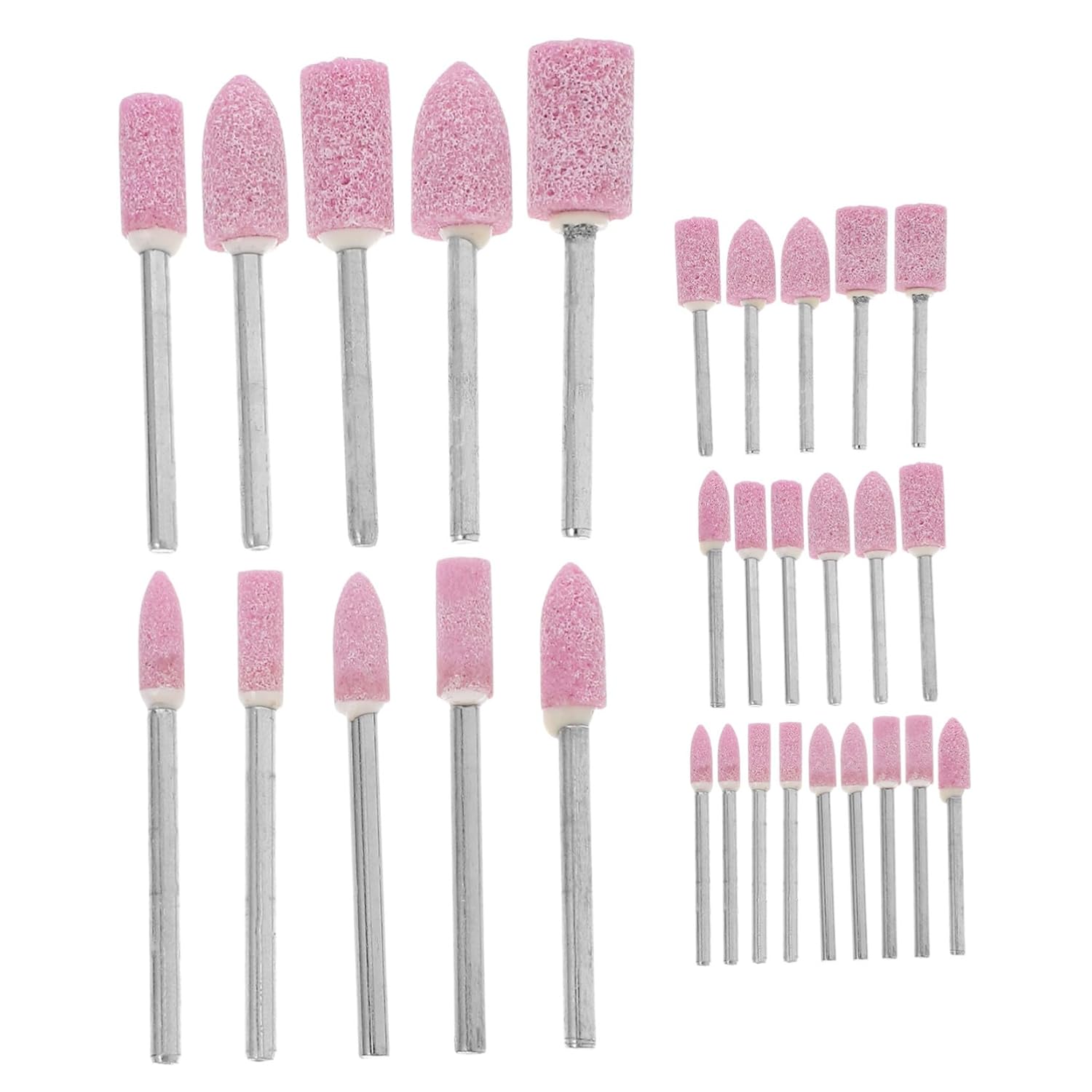 100pcs Abrasive Mounted Grinding Points Kit for Accessories for Rock Polishing Surface Conditioning