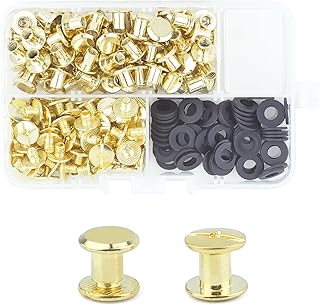 MABAHON 80 Set Chicago Screw Posts,Rivet Chic...,