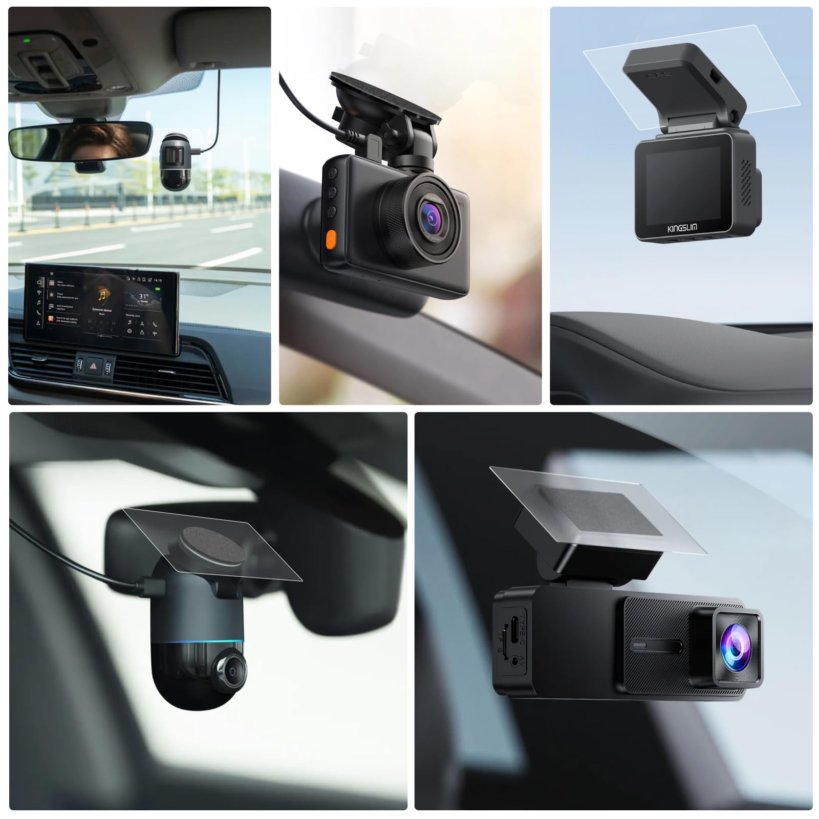 4 Pezzi Nastro Biadesivo Extra Forte Per Dashcam E Telefono - Foto 8