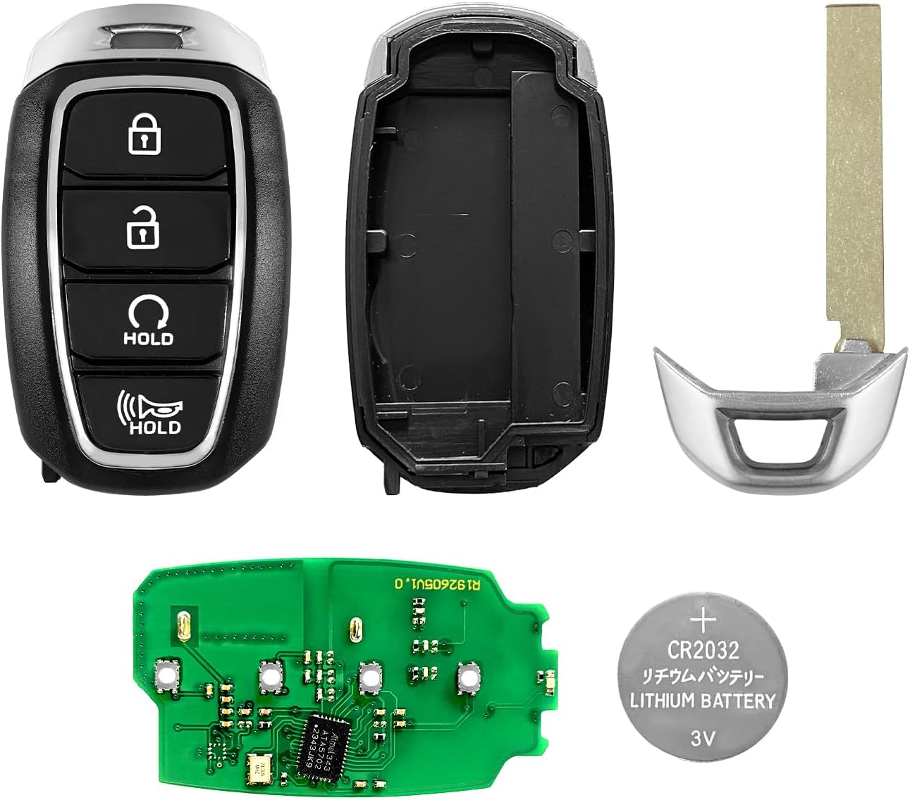 Replacement for 2020 2021 2022 2023 2024 Hyundai Venue Key Fob Remote Control SY5IGFGE04 4 Buttons 4A Chip 434MHz