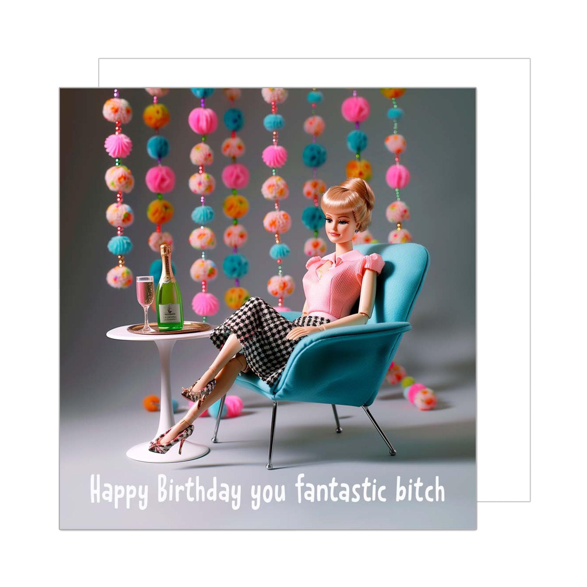 Edition Seidel GQ276 SW024 Carte D'anniversaire Carrée De Qualité