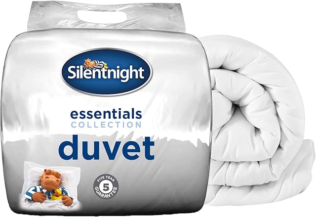 Silentnight Essential 10.5 Tog Duvet, White, Single