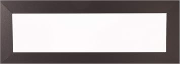 ArtToFrames 6x22 Inch Black Picture Frame, This 2.00 Inch Custom Poster Frame is Black - with Economy Acrylic and Corrugated Backing 2WOMFRBW74079-6x22