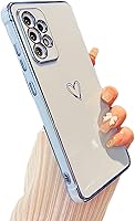 Vista 12 de ZTOFERA Funda diseñada para Google Pixel 7a, bonito diseño de corazones de amor con borde chapado y protección de lente de cámara, para Google Pixel