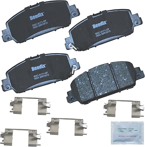 Vista 85 de Bendix Priority1 CFC1035 Pastillas de freno delanteras de cerámica para modelos seleccionados Chevrolet Aveo, Aveo5, Optra, Spark, Spark EV, Pontiac