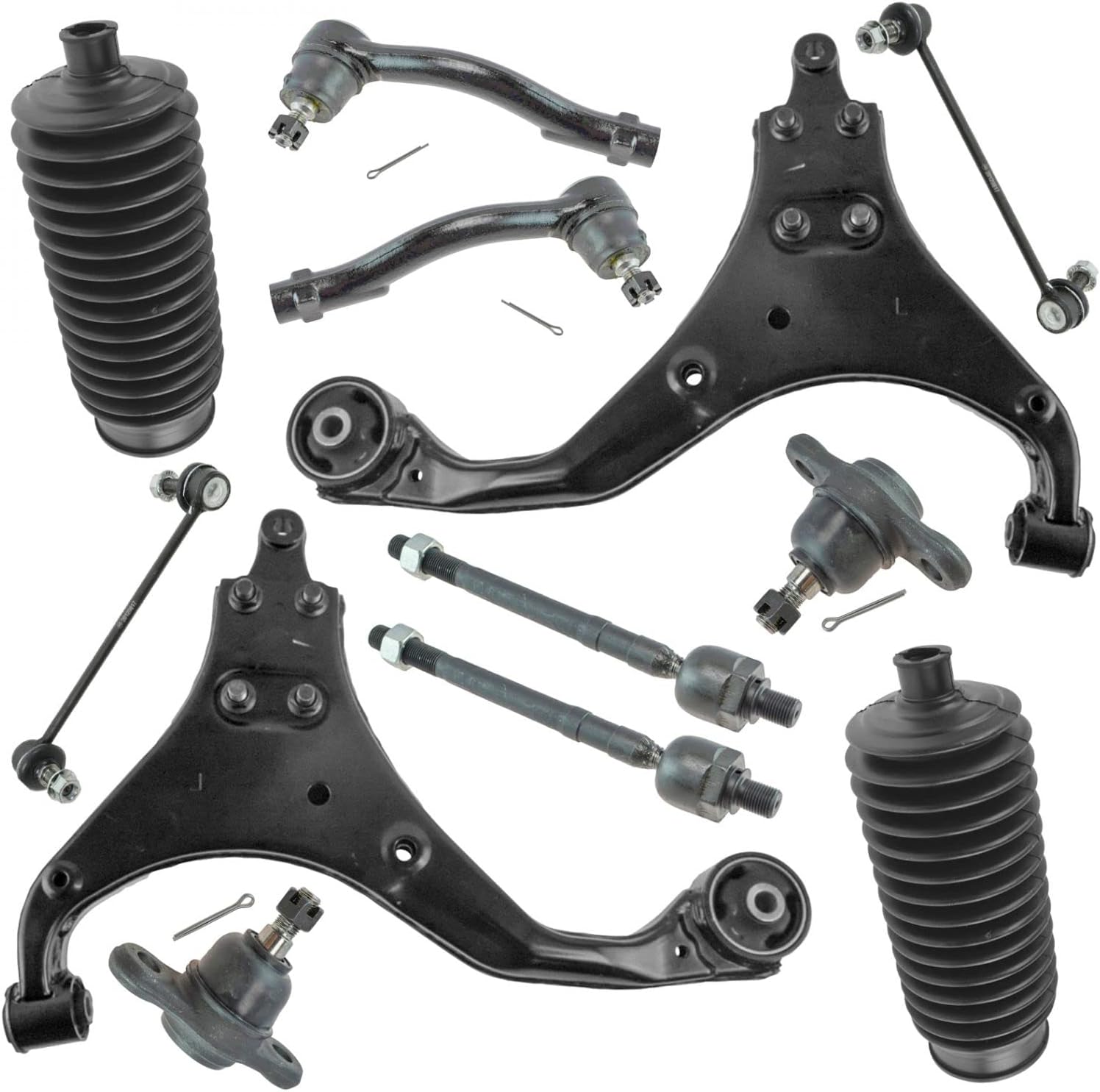 Tie Rod Boot Ball Joint Control Arm Sway Bar Link Steering