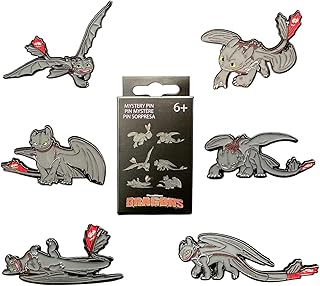 Comprar Loungefly - Dreamworks - How To Train Your Dragon - Toothless - Enamel Pin - Styles Vary - 1 Of 6 - How To Train Your Dragon - Blind Box - Pins de Esmalte - Broche Coleccionable - para Mochilas