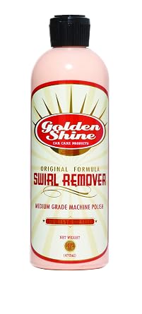 GOLDEN SHINE Scratch and Swirl Remover, 16 Ounce Bottle 53016 Medium Grade Paint Polish to Remove Scratches and Oxidation