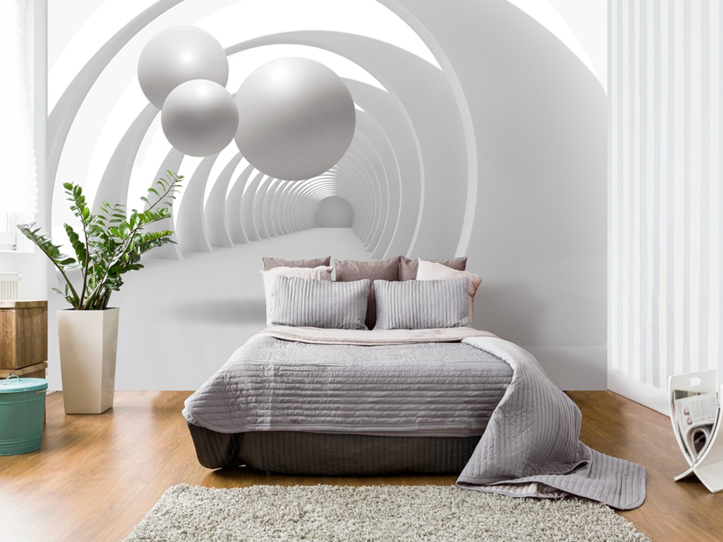 Fotomurales B&D XXL 250x175 cm Papel pintado tejido no tejido Decoración de Pared decorativos Murales moderna de Diseno Fotográfico Abstracto Arquitectura a-B-0034-a-a