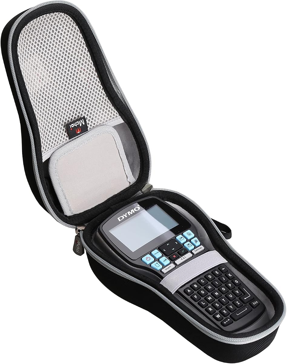 Mchoi Hard Portable Case Compatible with DYMO Label Maker LabelManager 160/280 Portable Label Maker, Label Printer Organizer for AC Adapter, Tape Cartirdges and Accessories, Case Only