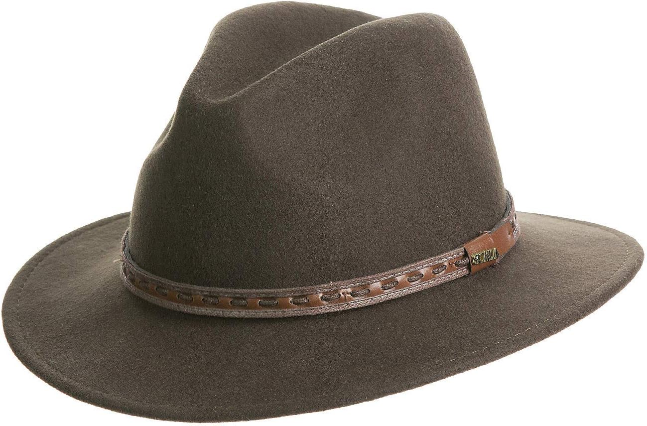 Overland Sheepskin Co Sierra Crushable Wool Safari Hat