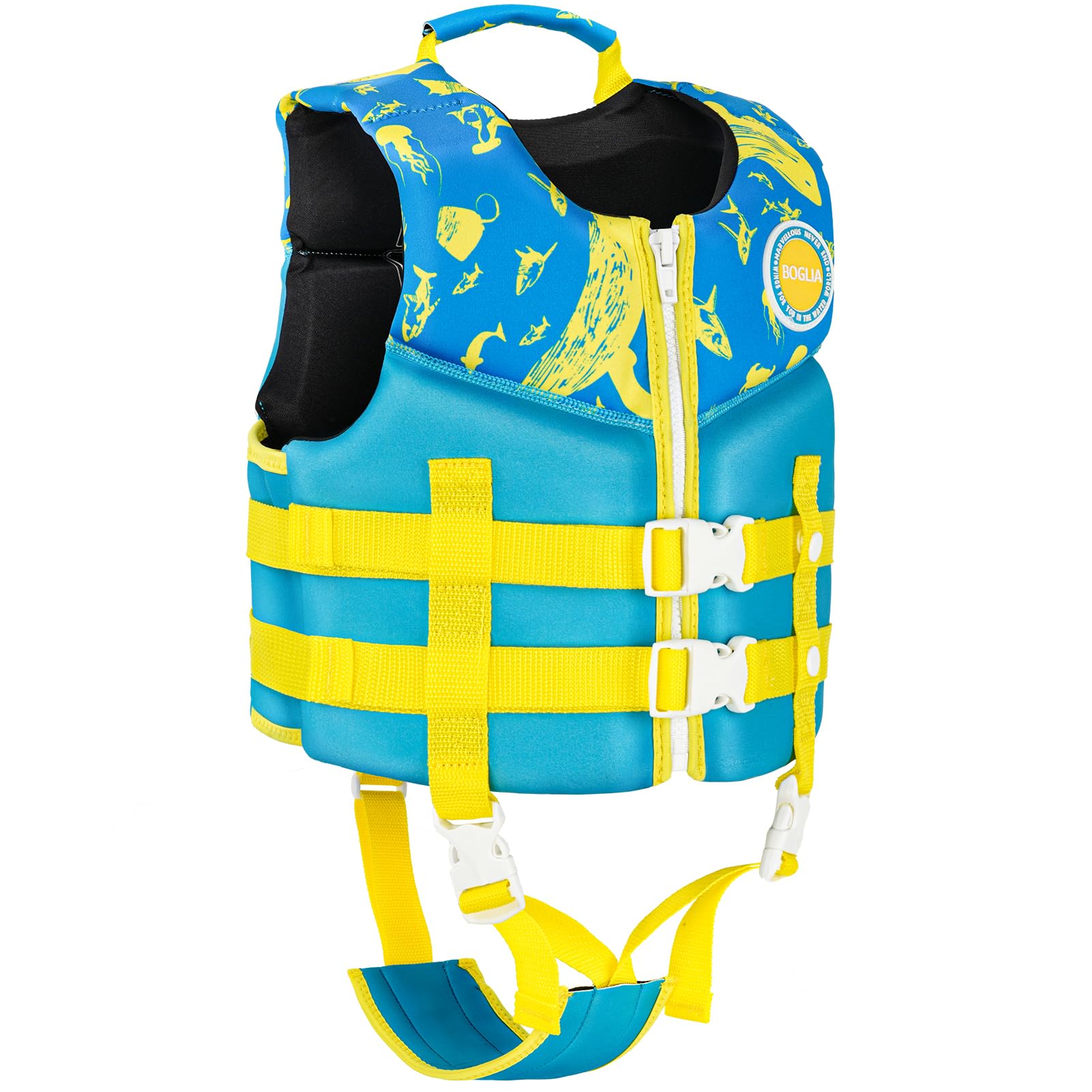 PROTAURI Niños Chaleco de Natacion - Childs Traje de Baño Traje Flotante Niños Chaqueta Chicos Chicas Ayudas de Natación Aprender a Nadar 2-9 Años/50N