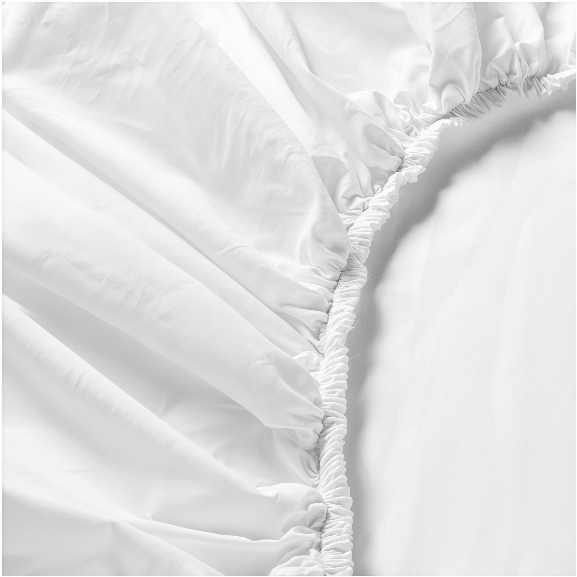Max color Prześcieradło 25 cm narożne, 100% bawełna, białe, małe podwójne
