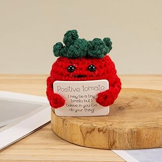 Positive Tomato, New Job Gifts for Women, Good Luck Gifts, School Leavers Gifts, Cheer Up Gifts Positive Affirmation Gifts, Thinking of You Gifts, Positive Gifts for Birthday Party Decoration